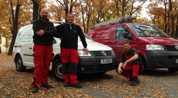 Das Team von Jalousien Müller aus Potsdam Babelsberg